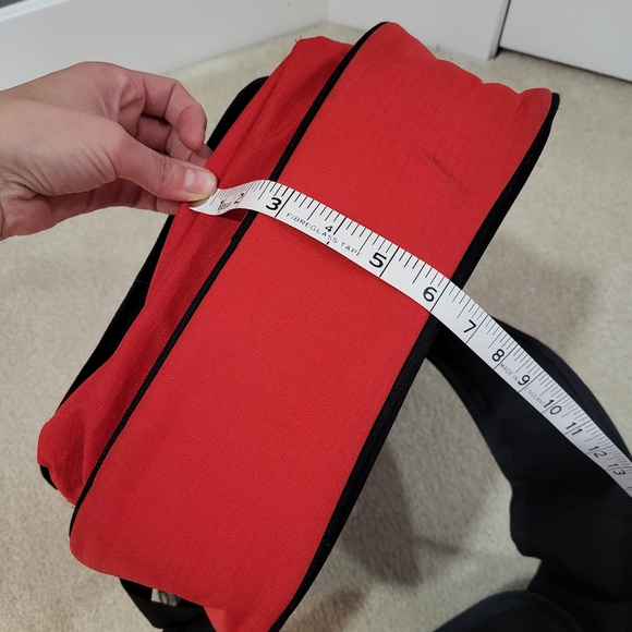 Tracker Sling One Shoulder Backpack sizing is 14in H ,12.5 across 4in W . - Picture 8 of 8